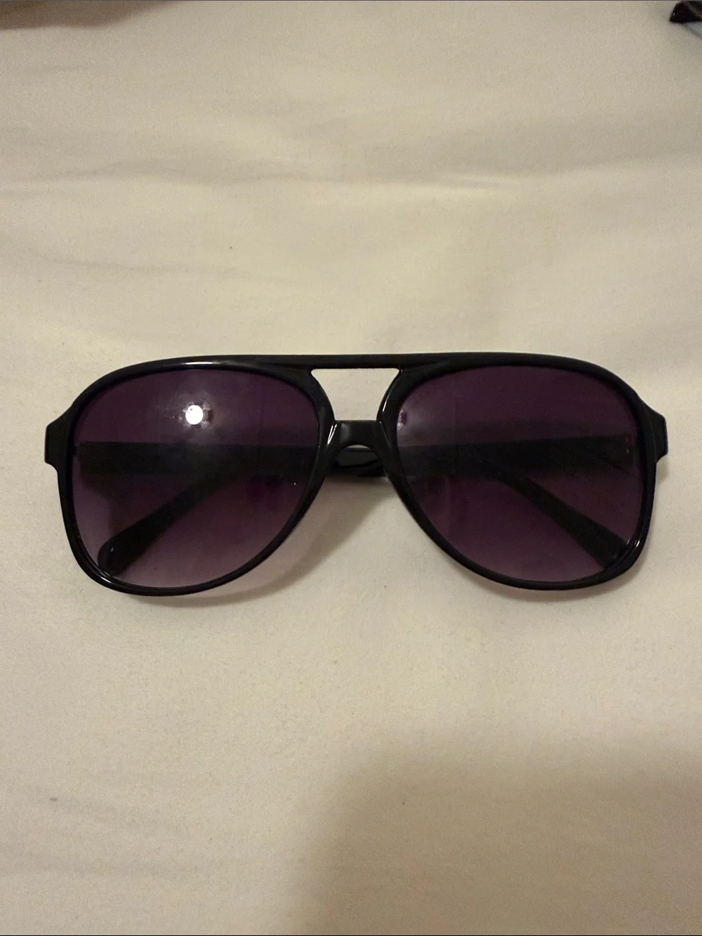 Set of 4 Aviator Sunglasses in Tortoiseshell, Black, Blue, Yellow Lenses Lot